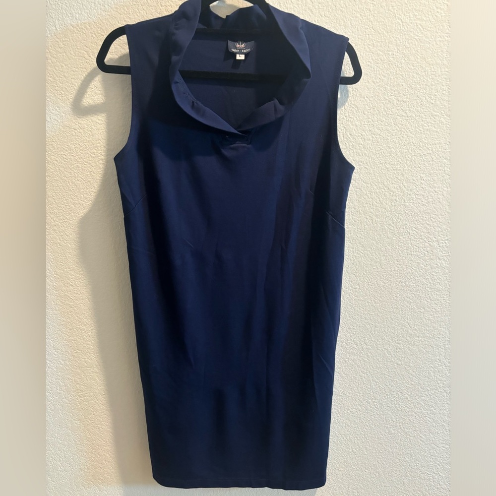 Sailor -Sailor | Navy Knee Length Dress | Large